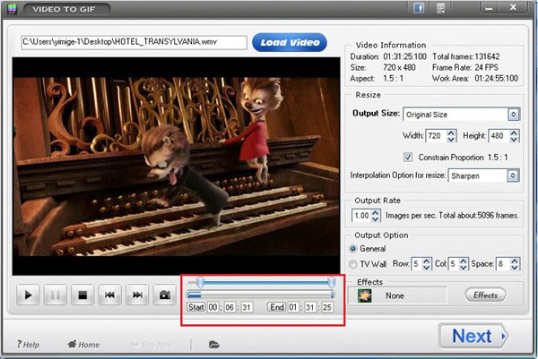 How to Convert WMV to Animated GIF