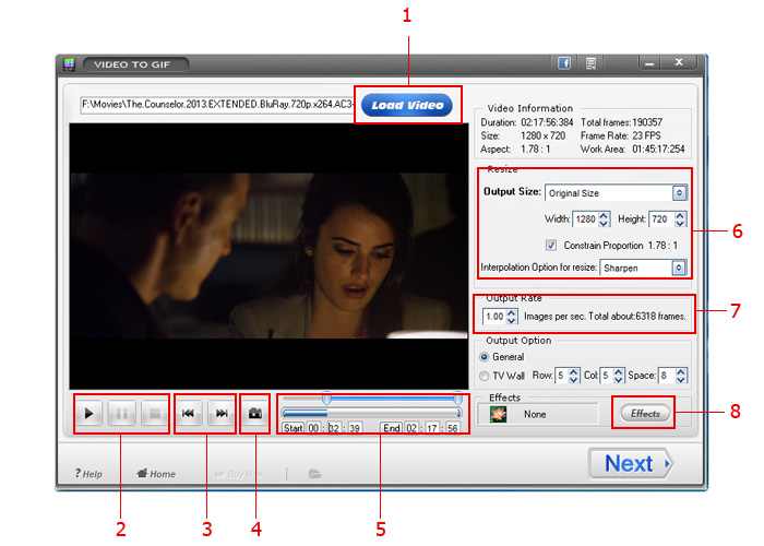 User Guide for Video to GIF Converter