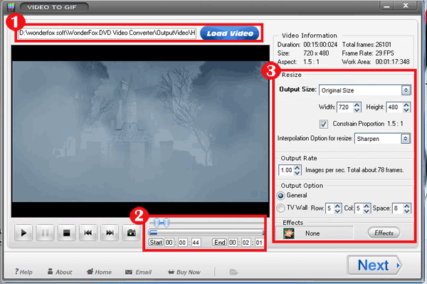 How to Convert Movie to GIF